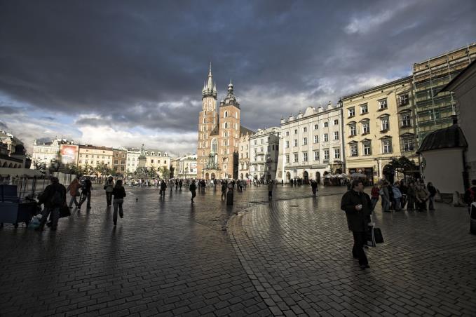 Cracow, the main square